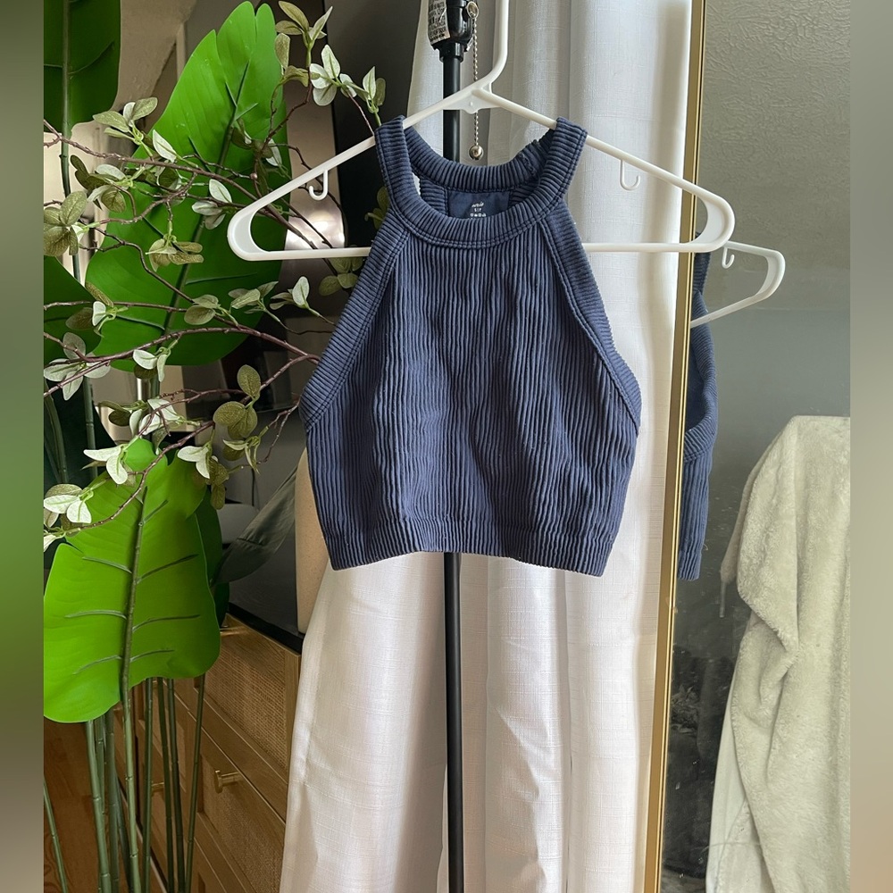 Arie High Neck CroppedTop